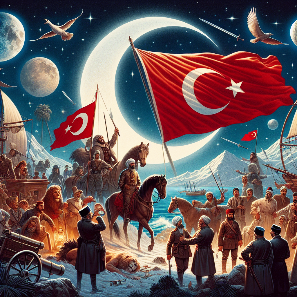 Türk Bayrağındaki Ay ve Yıldız Nereden Geliyor ? İşte Şanlı Türk Bayrağımızın Tarihi
